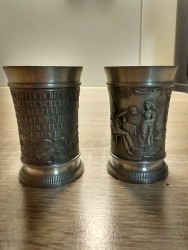 Schnaps Zinnbecher